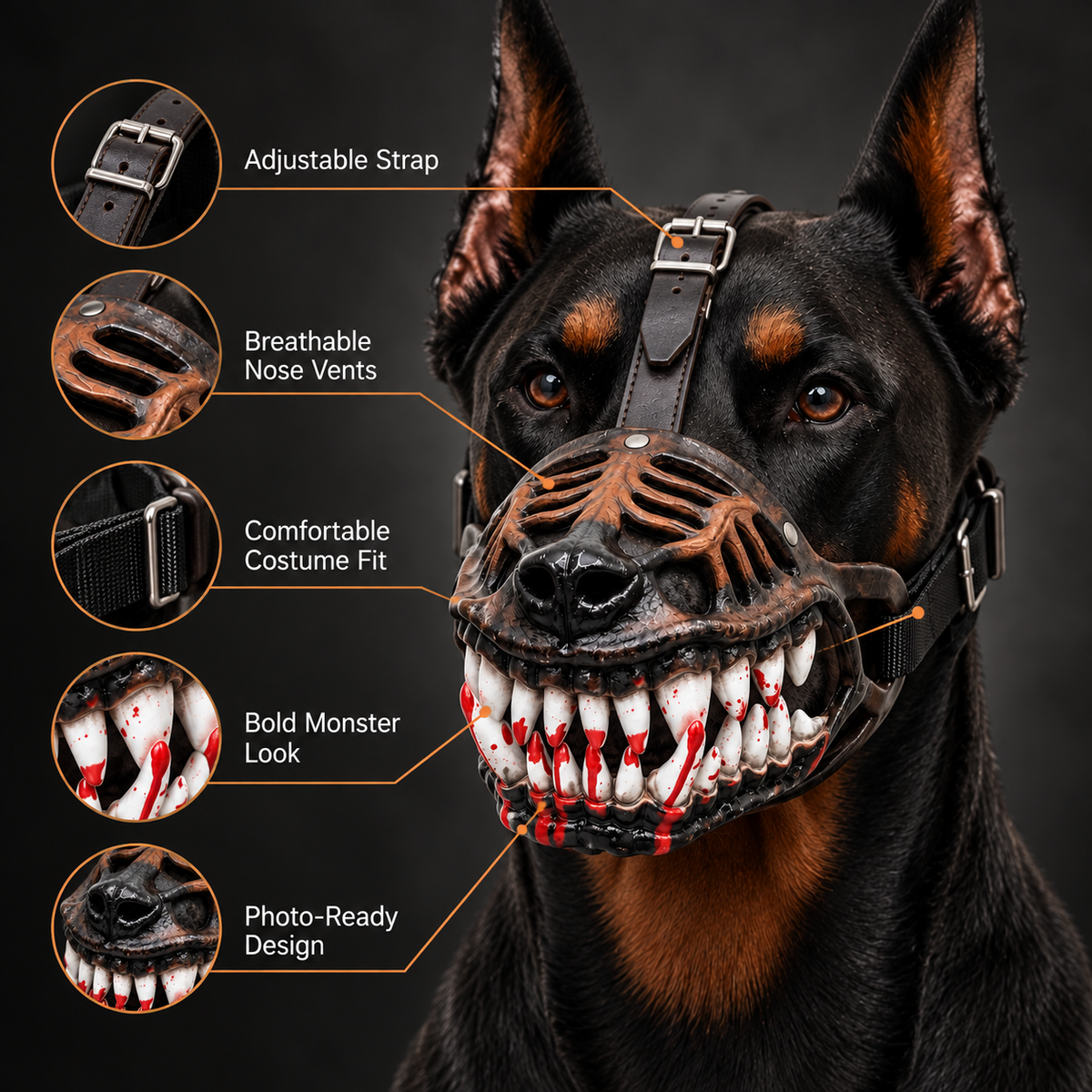 Hell Hound Monster Muzzle