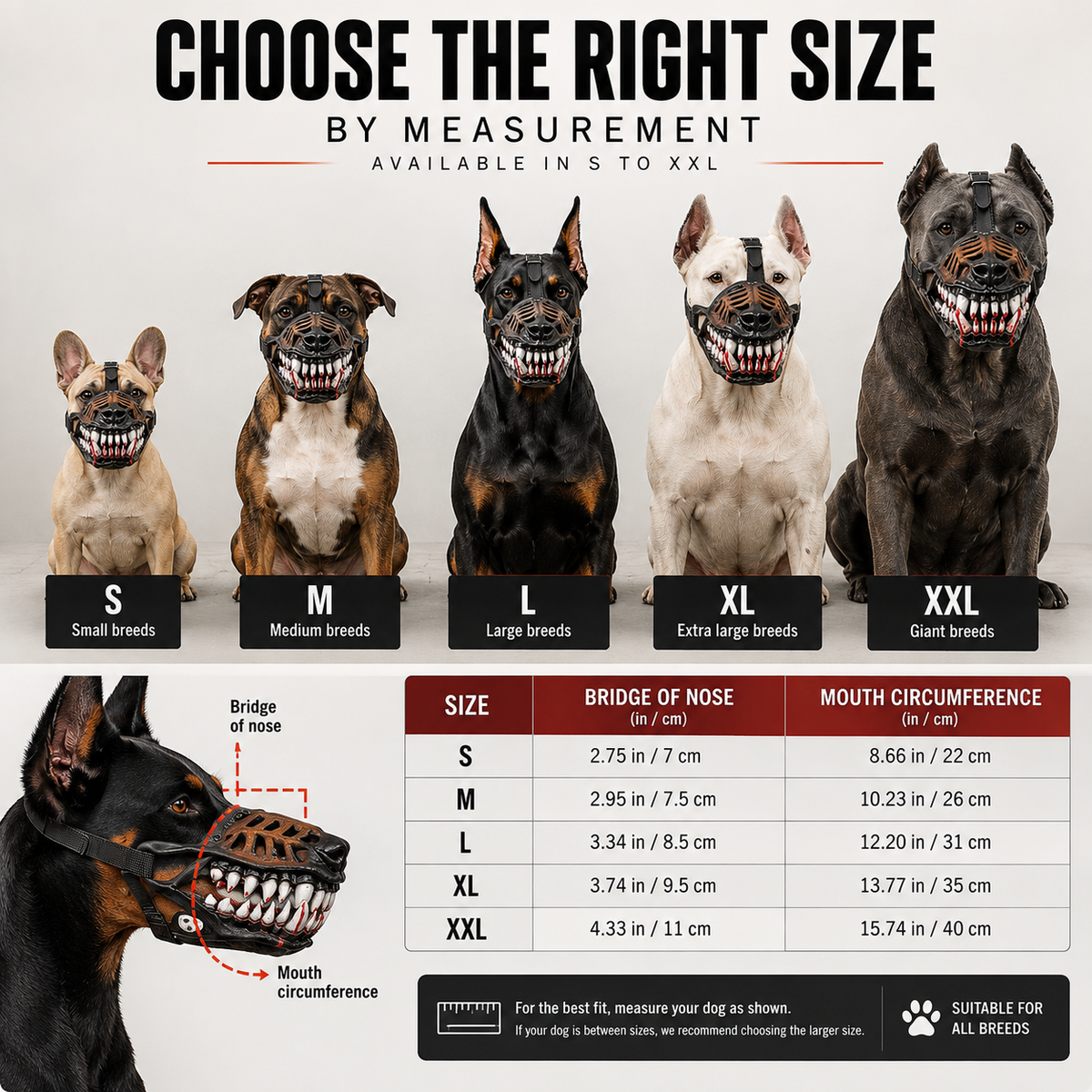 Hell Hound Monster Muzzle